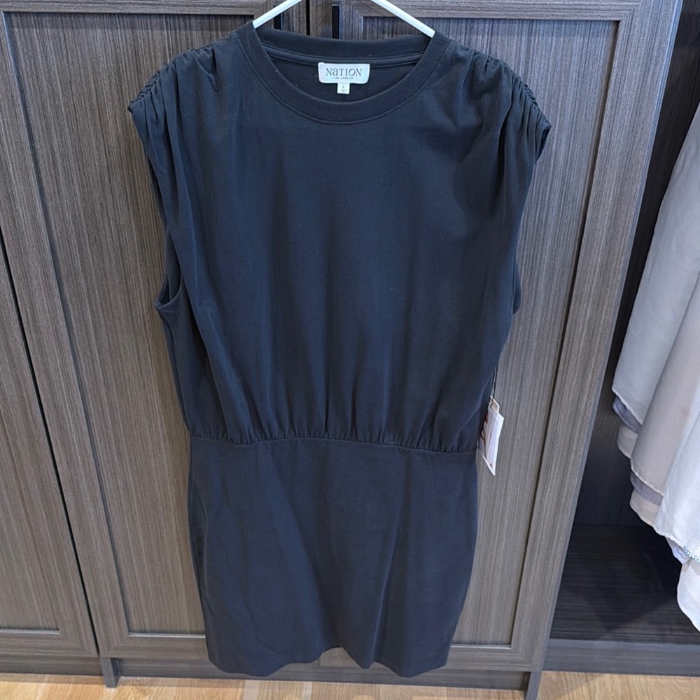 Black Sleeveless Mini Dress